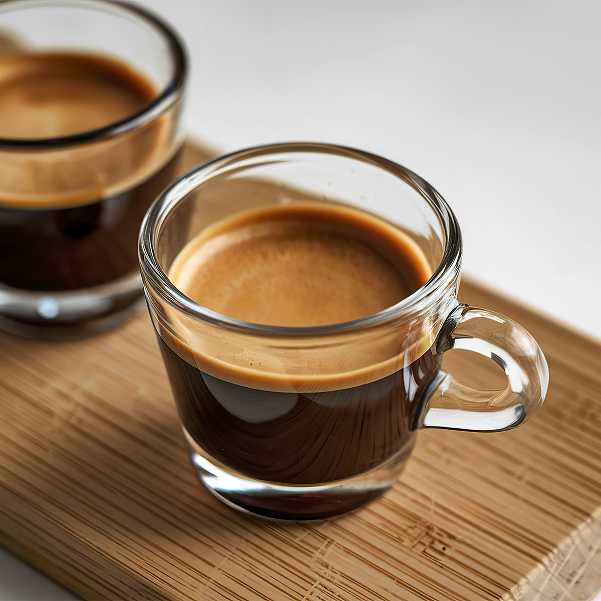 Kapak espresso kahve yapımı